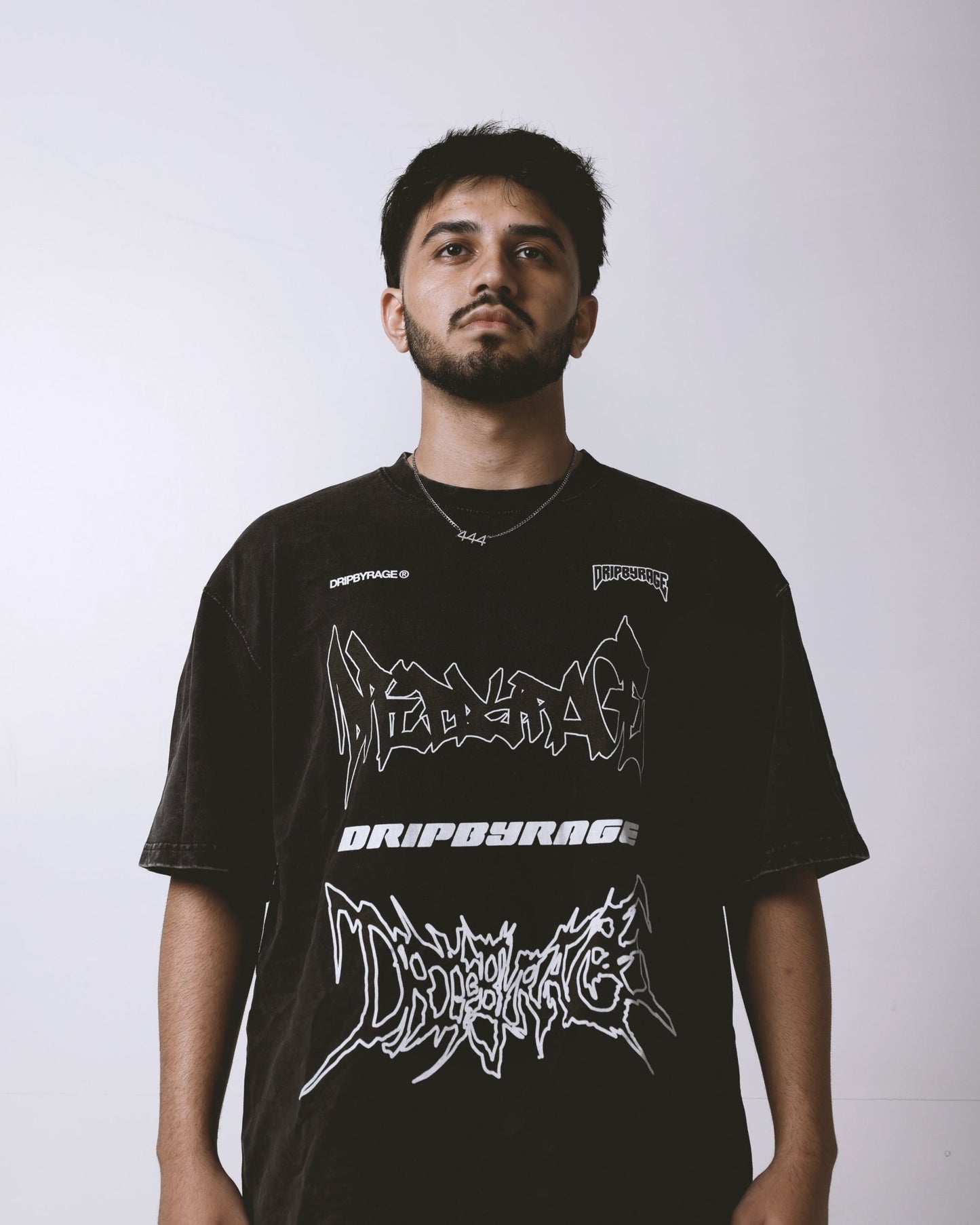 RAGE RACING OVERSIZED FADED T-SHIRT - Drip by Rage