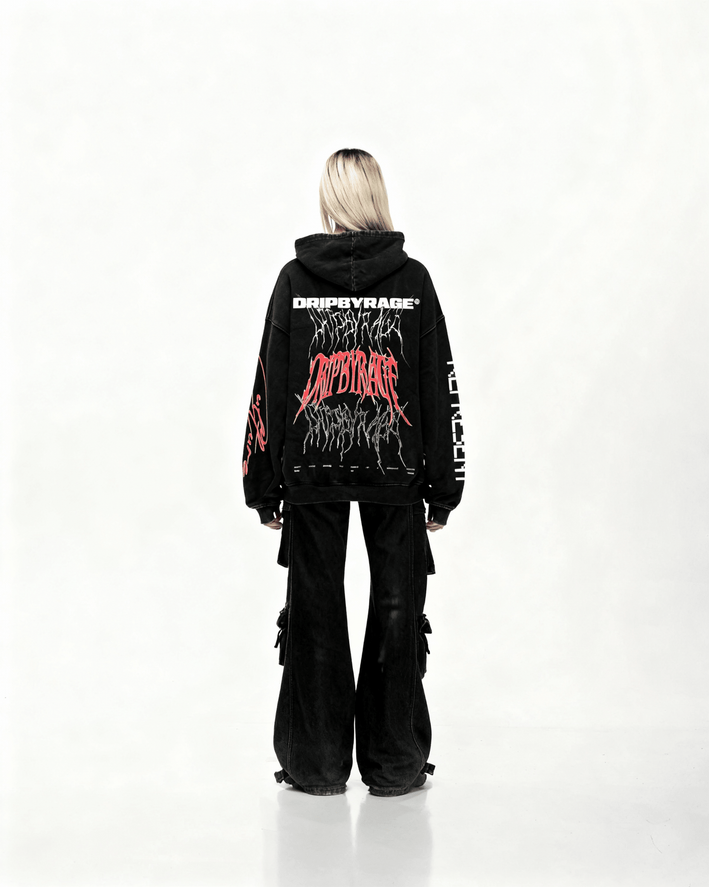 RAGE RACING V2 FADED HOODIE - Drip by Rage