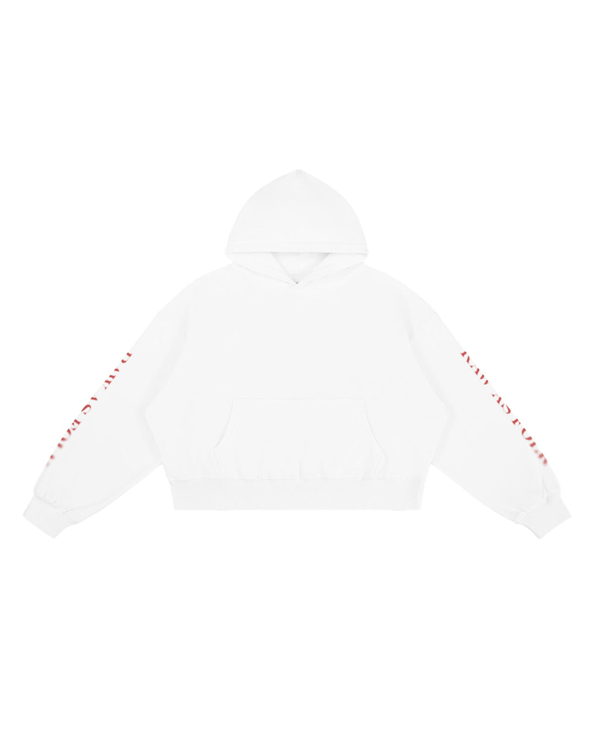 RAW AF SLEEVES BOXY HOODIE - Drip by Rage