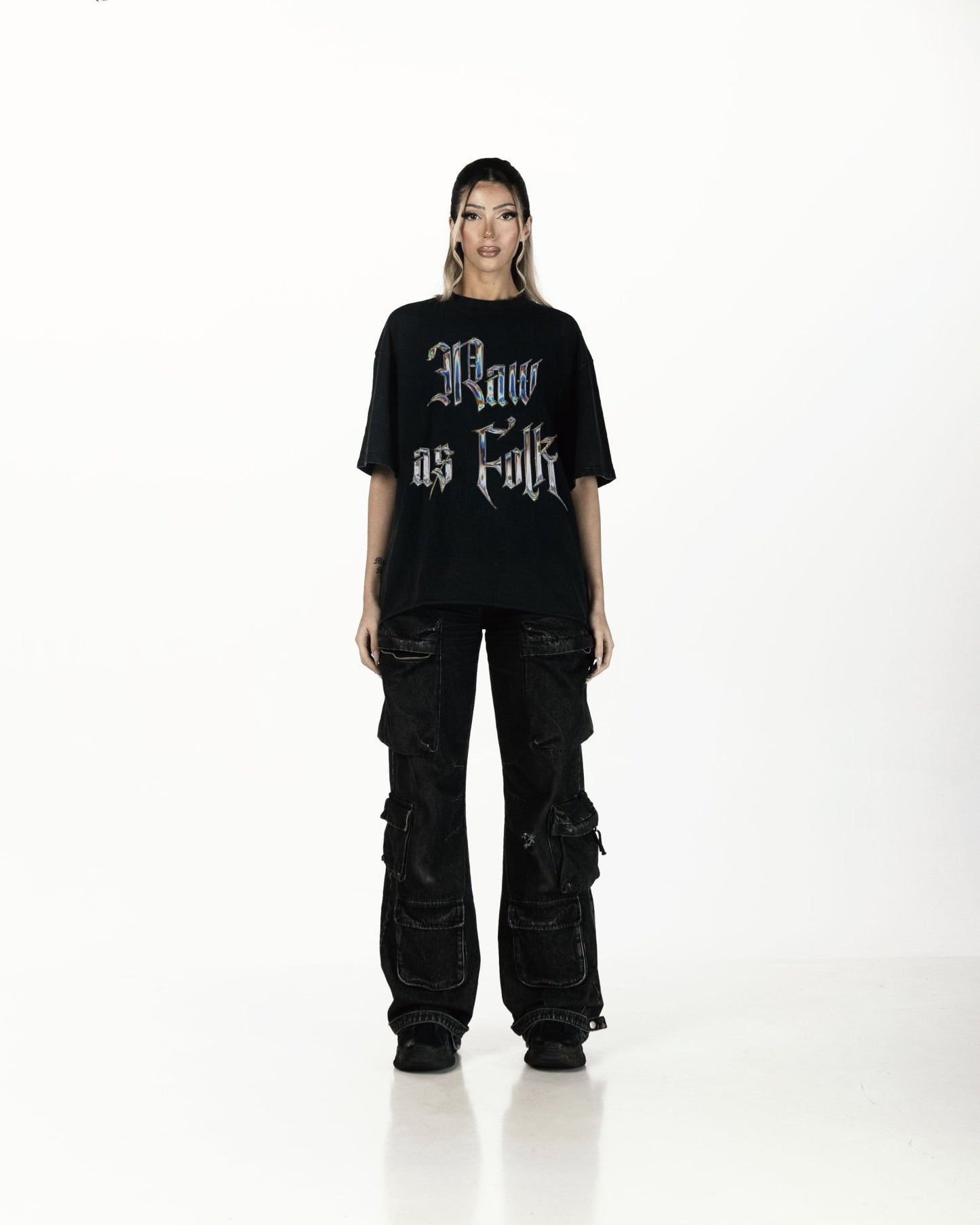 RAW AS FOLK OVERSIZED FADED T-SHIRT - Drip by Rage