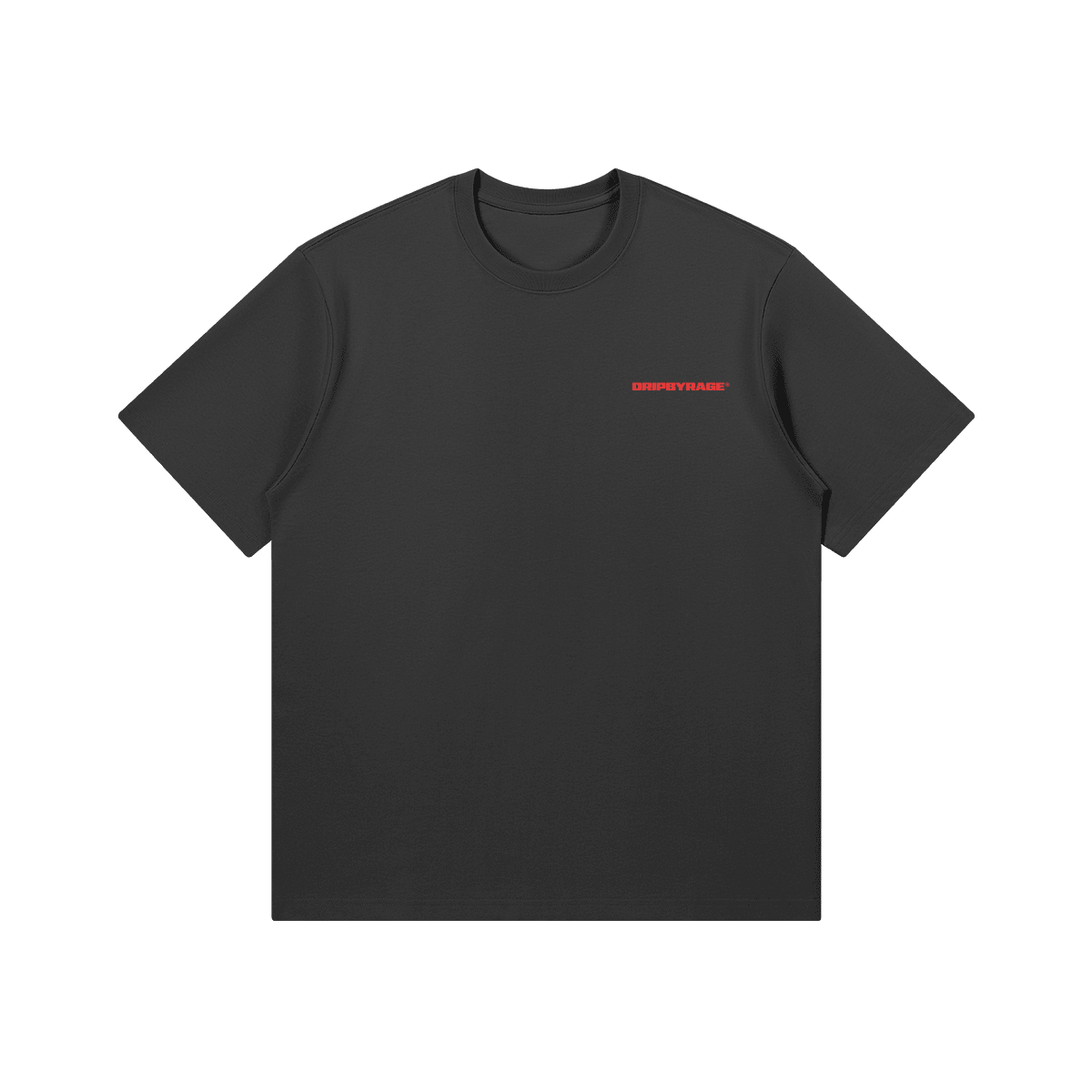 RED LOGO CLASSIC T-SHIRT - Drip by Rage