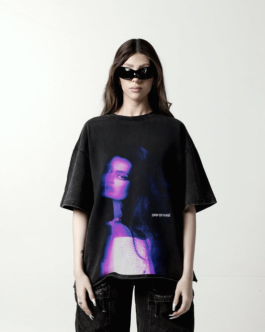 REKHA FADED T-SHIRT - Drip by Rage