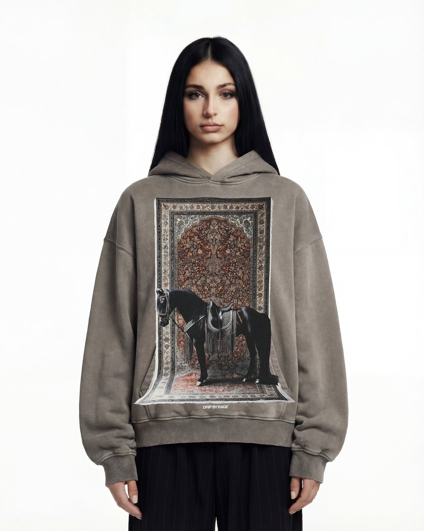 ROYALTY BIG PRINT HOODIE - Drip by Rage