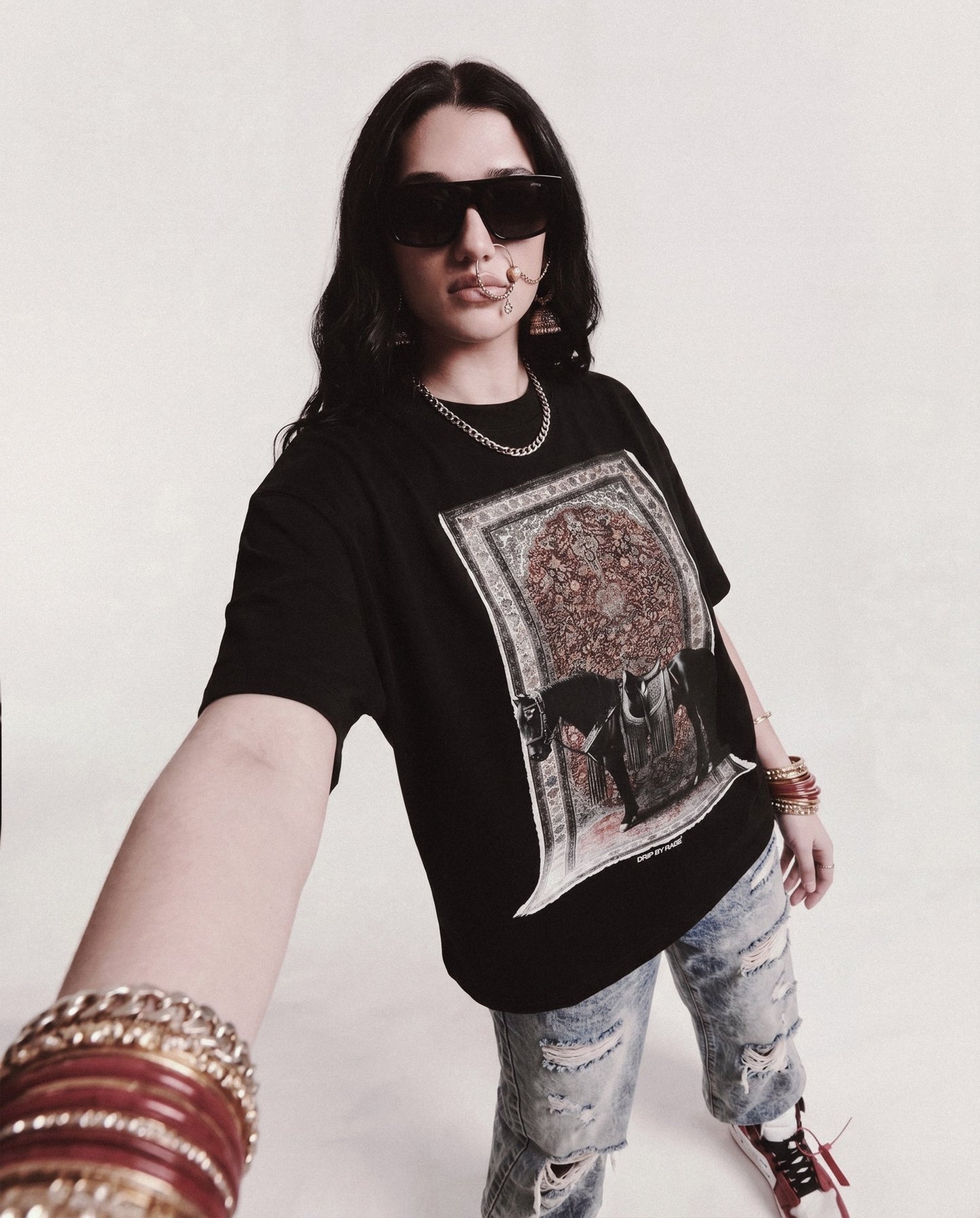 ROYALTY BOXY T-SHIRT - Drip by Rage