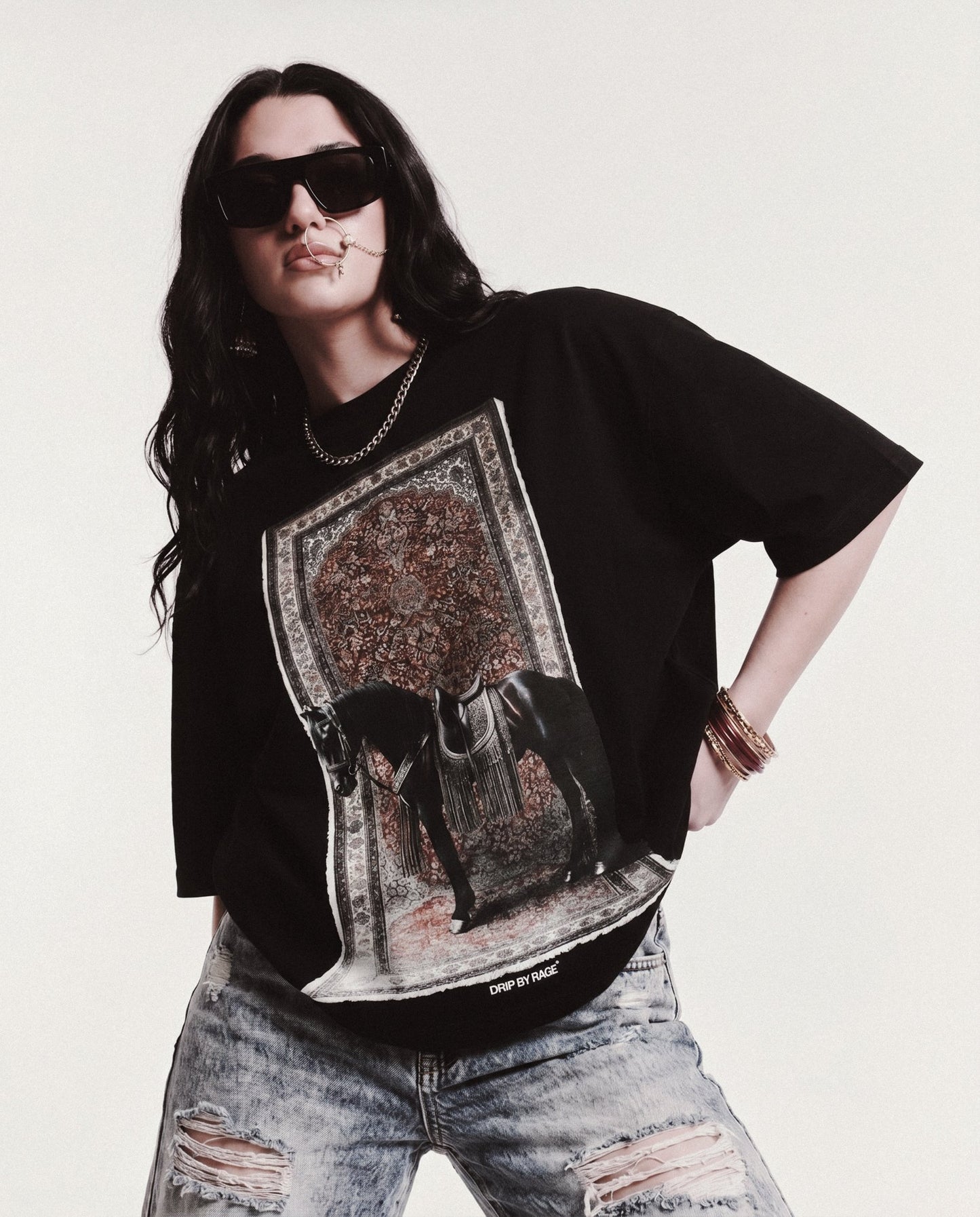 ROYALTY BOXY T-SHIRT - Drip by Rage