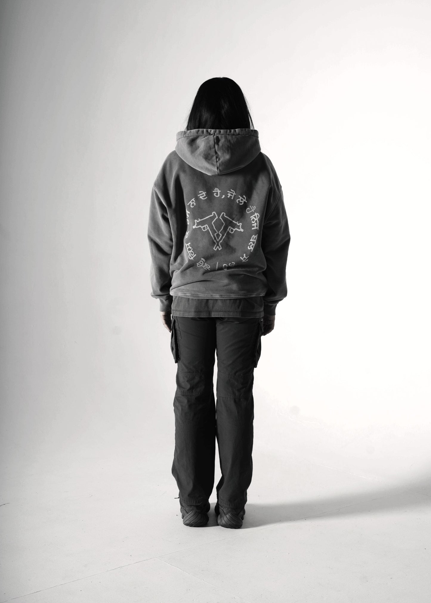 SEIZE AND RULE OVERSIZED HOODIE GREY