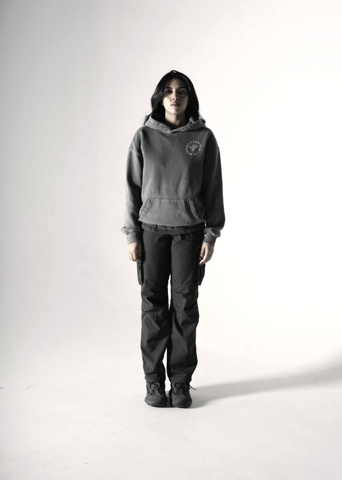 SEIZE AND RULE OVERSIZED HOODIE GREY - Drip by Rage