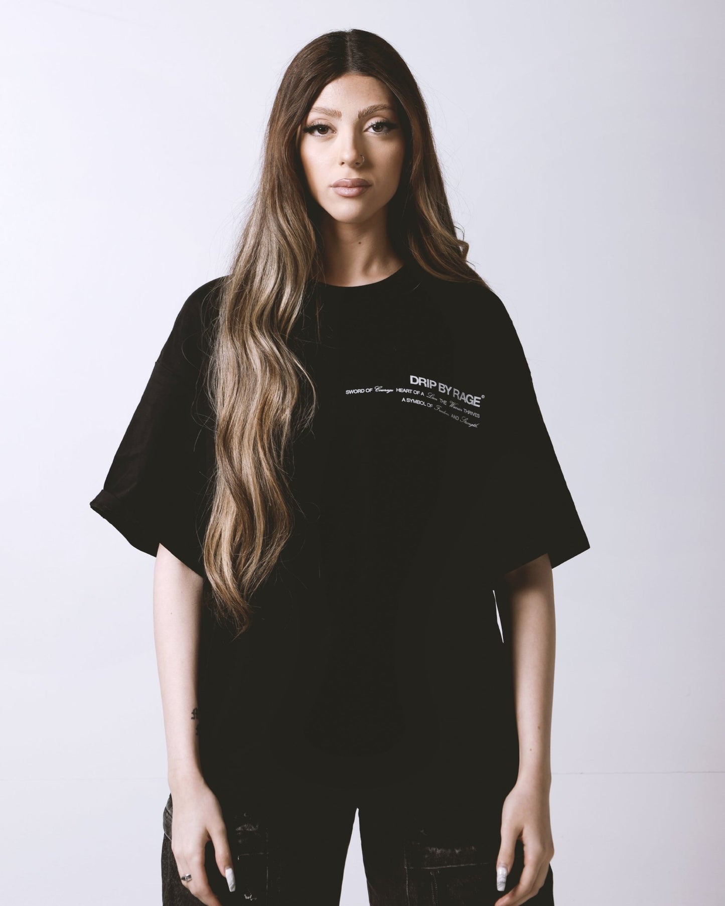 SHIELD OF COURAGE T-SHIRT - Drip by Rage