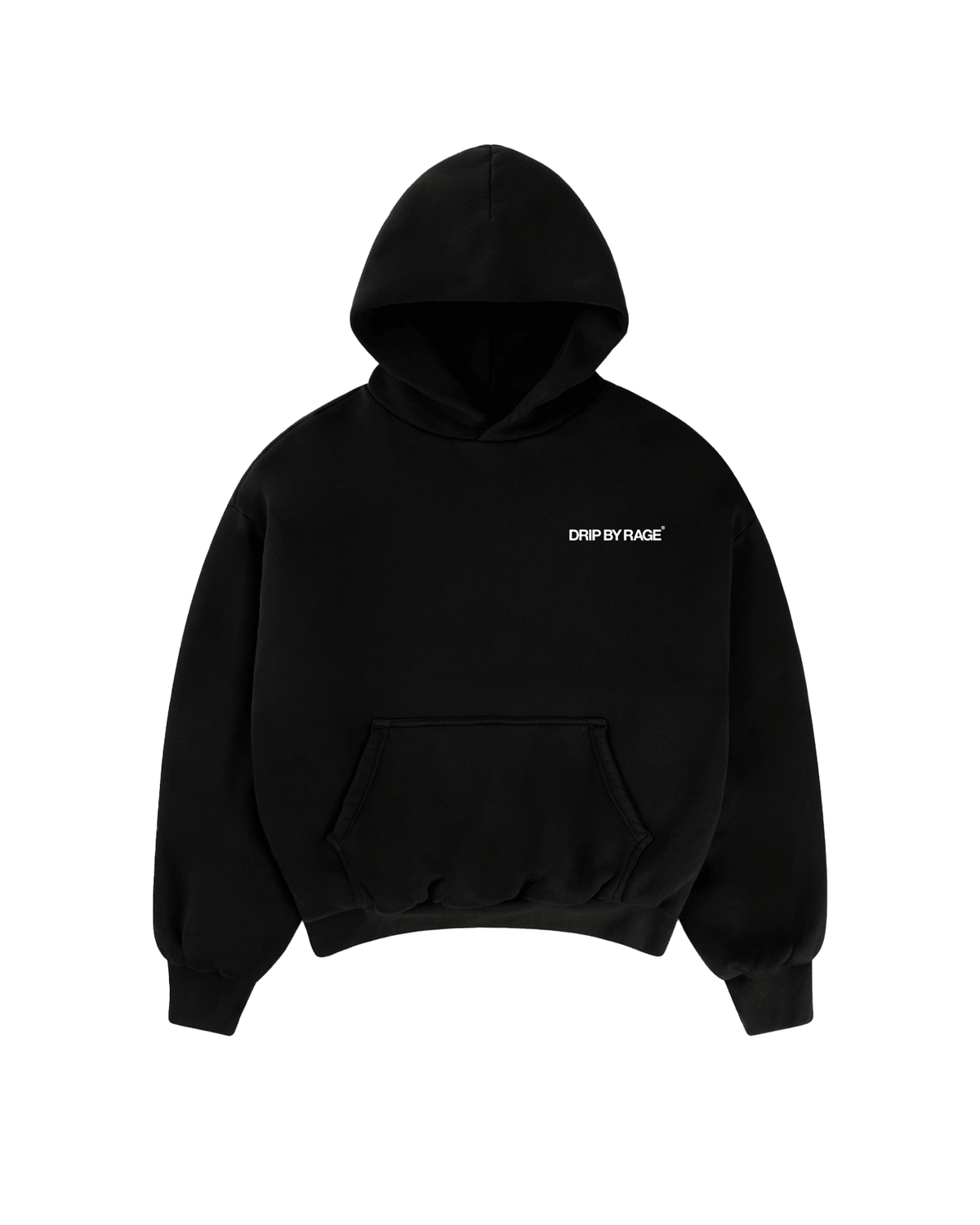 SHIV BIRDS SUN FADED BOXY HOODIE - Drip by Rage
