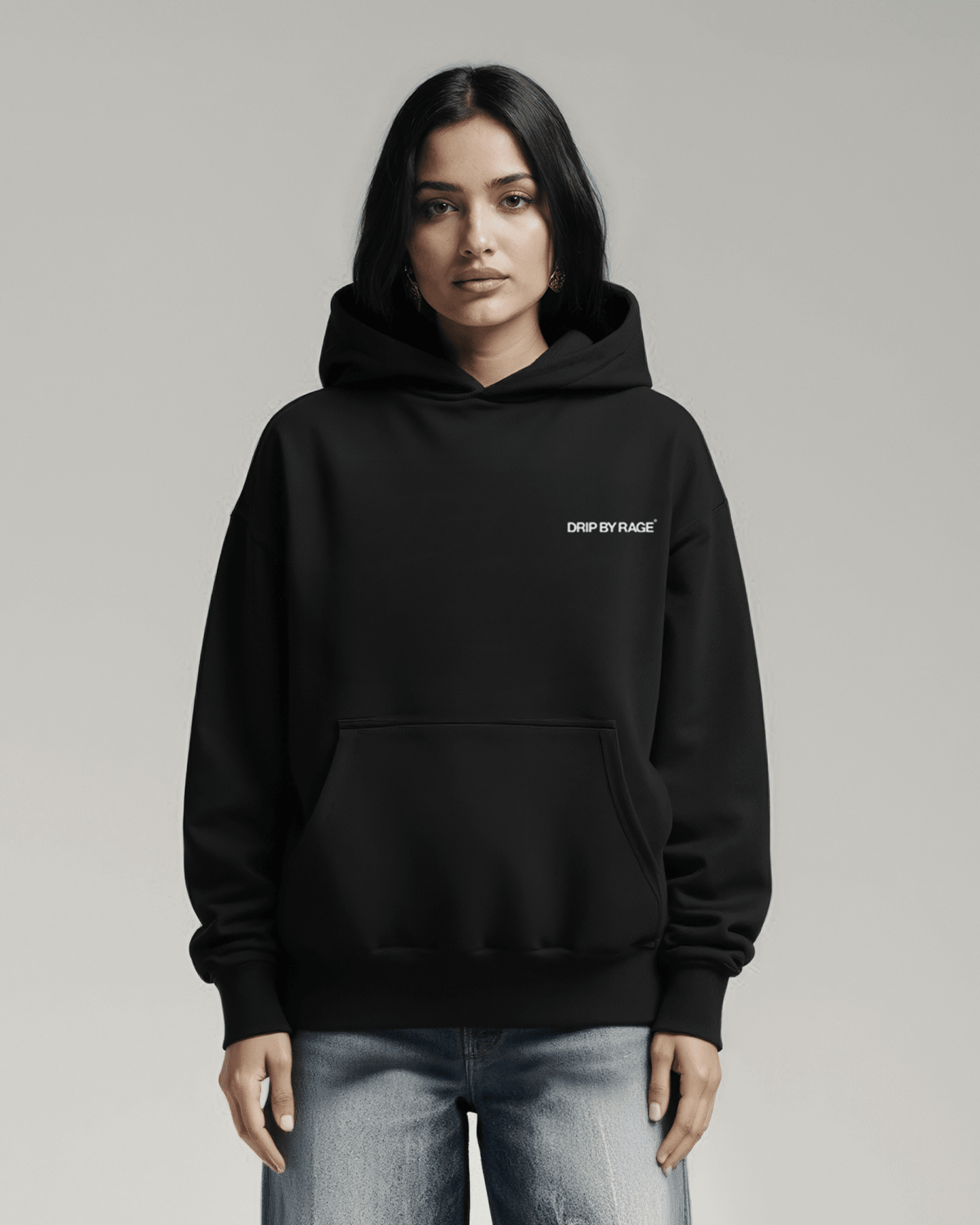 SHIV BIRDS SUN FADED BOXY HOODIE - Drip by Rage