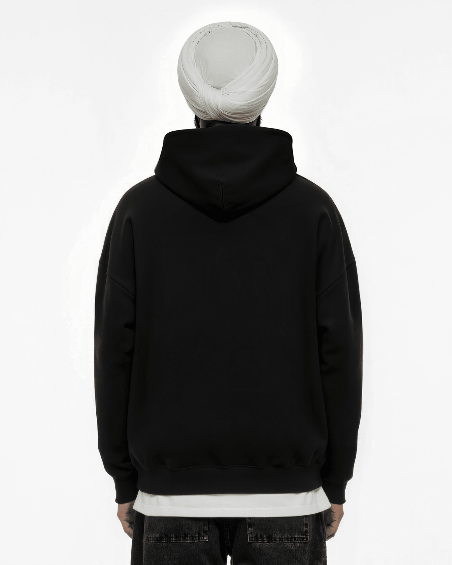 SHIV KUMAR BATALVI BIG PRINT SUN FADED BOXY HOODIE - Drip by Rage