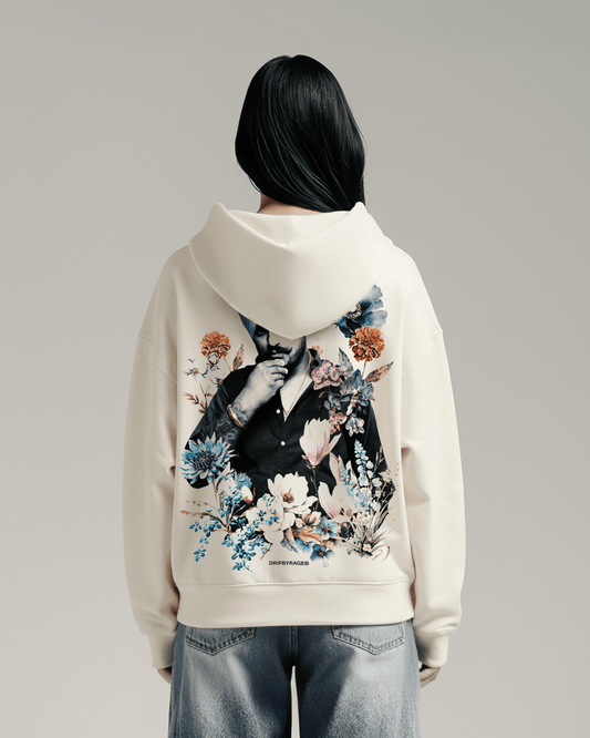 SIDHU FLOWERS SUN FADED BOXY HOODIE - Drip by Rage