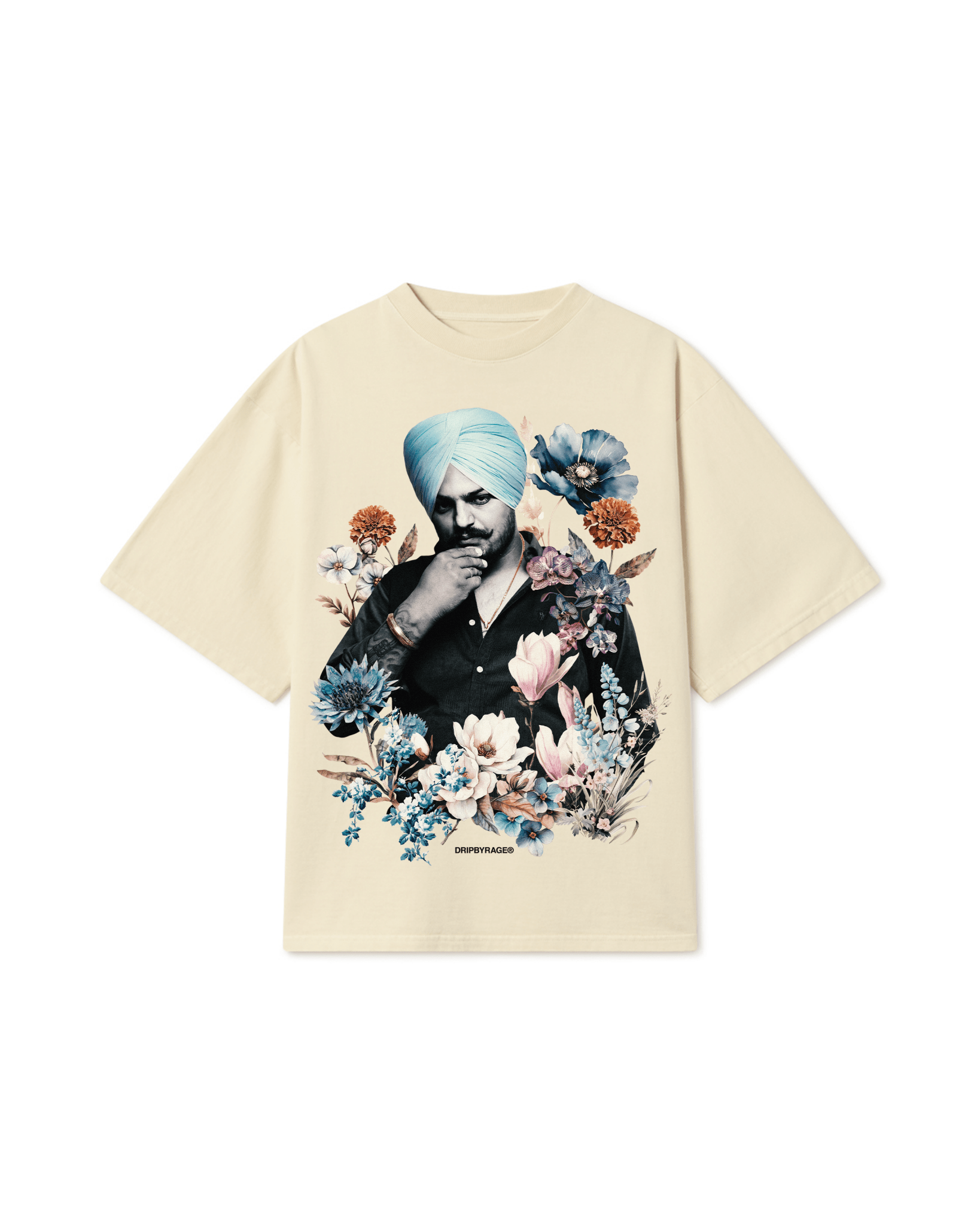 SIDHU FLOWERS T-SHIRT - Drip by Rage