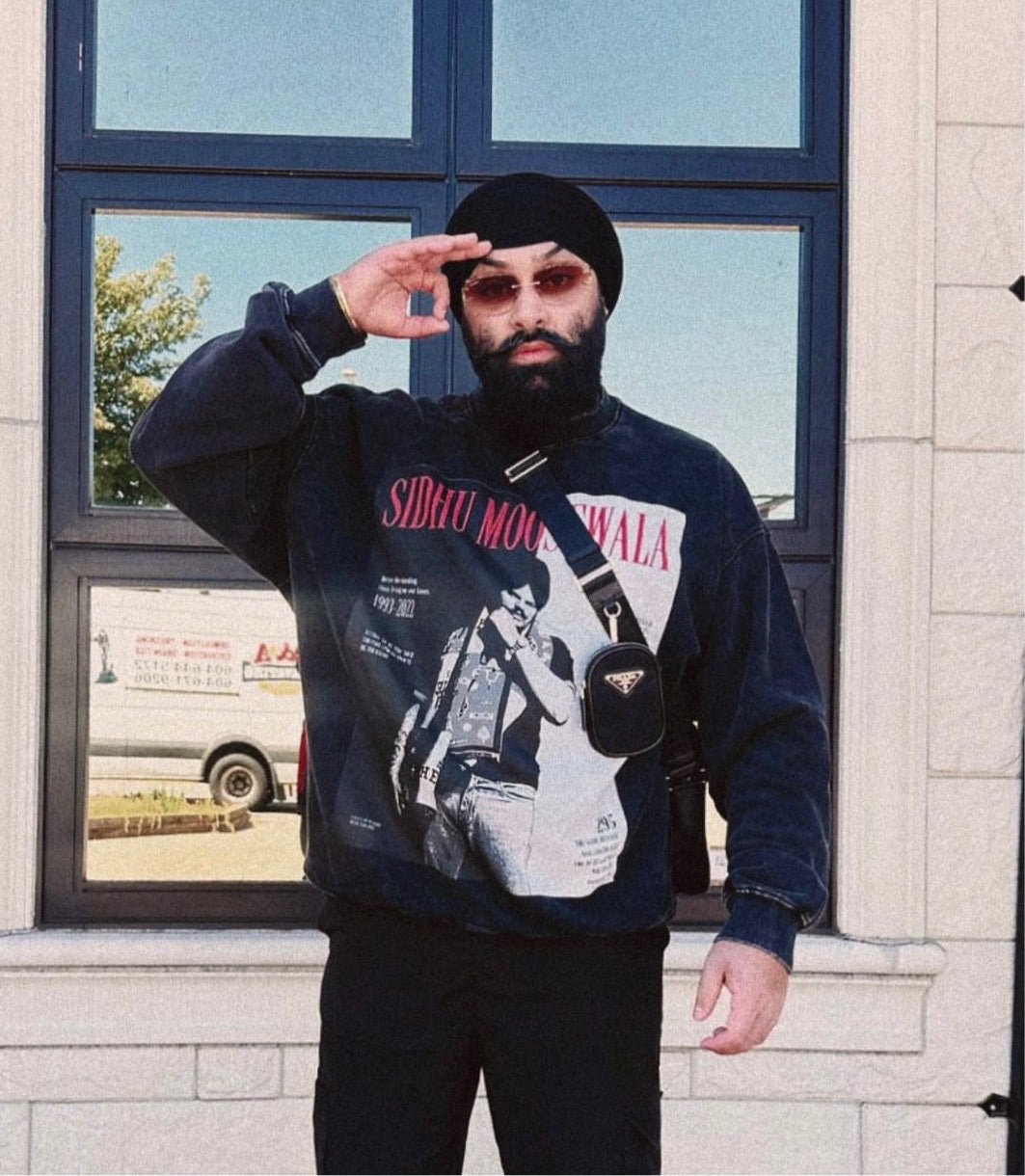 SIDHU X SCARFACE OVERSIZED FADED SWEATSHIRT - Drip by Rage