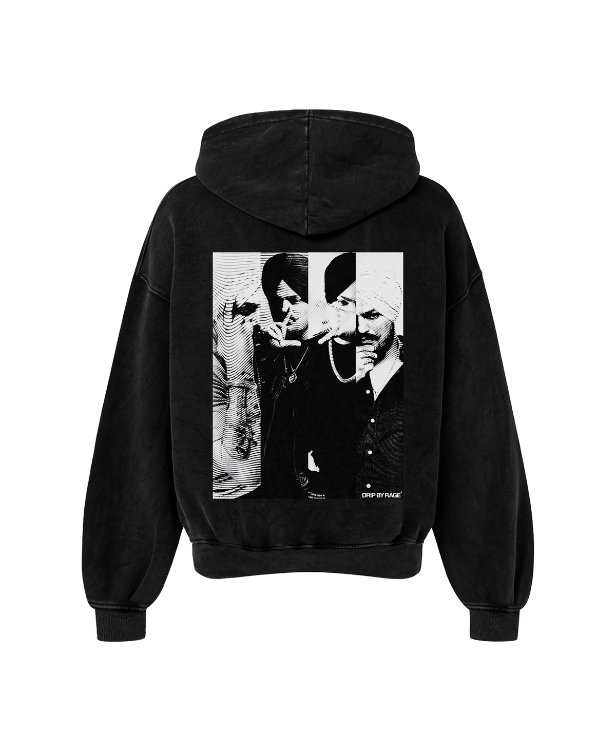 SIGNS OVERSIZED FADED HOODIE - Drip by Rage