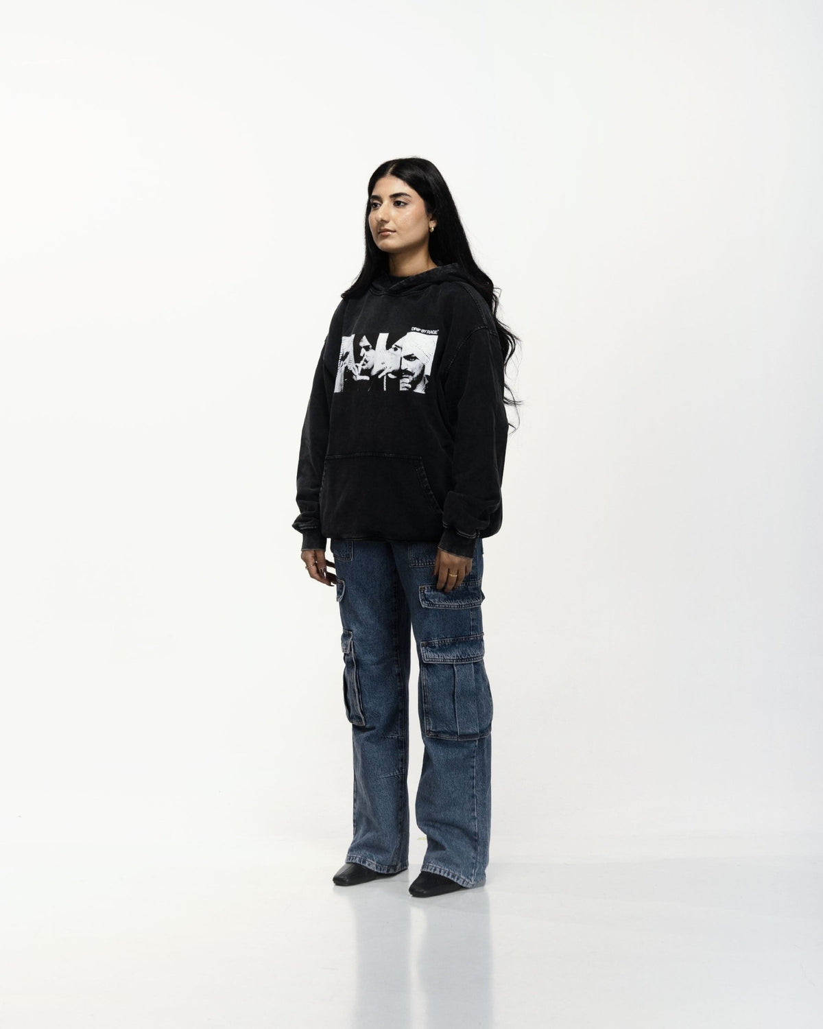 SIGNS OVERSIZED FADED HOODIE - Drip by Rage