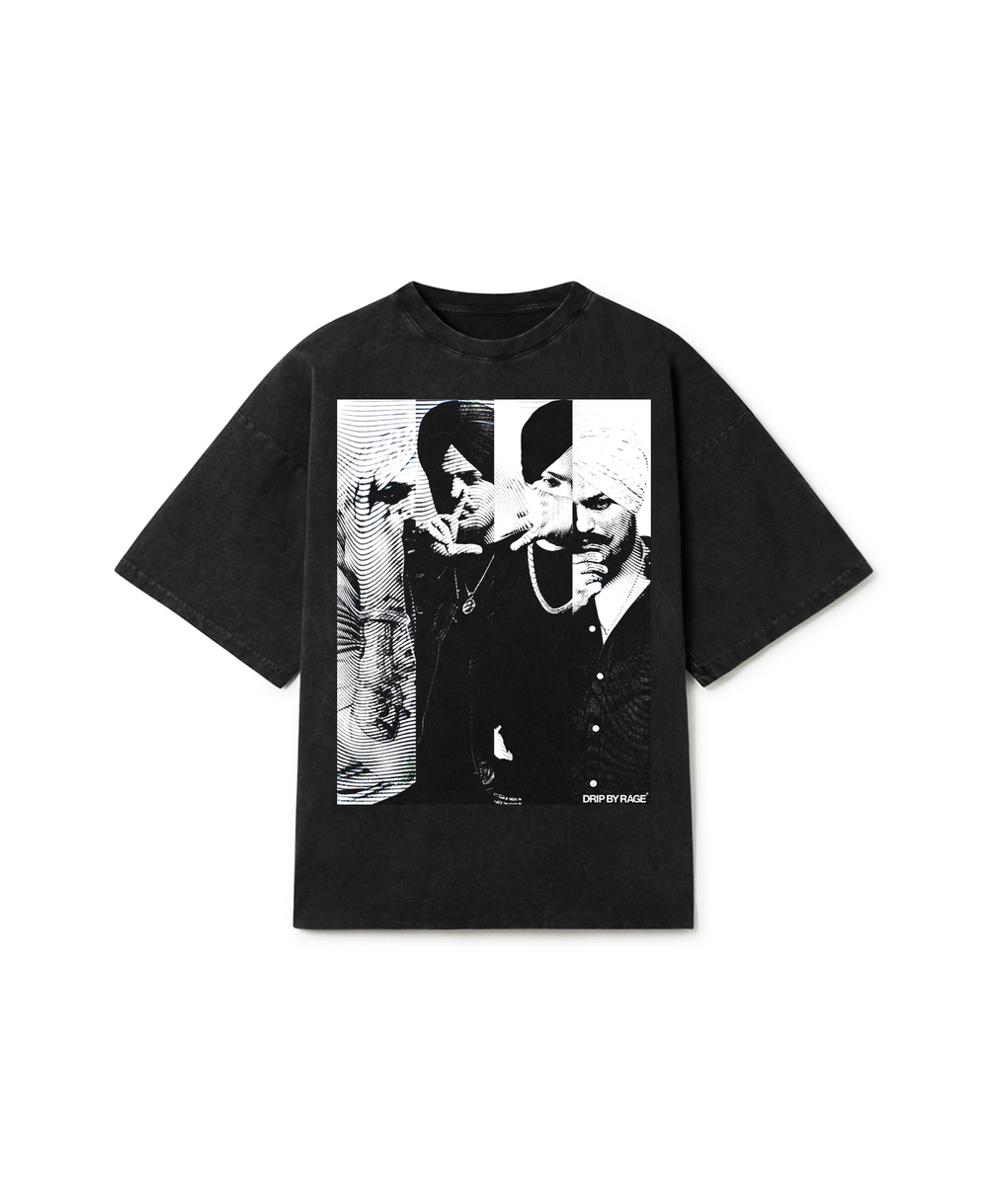 SIGNS OVERSIZED FADED T-SHIRT - Drip by Rage