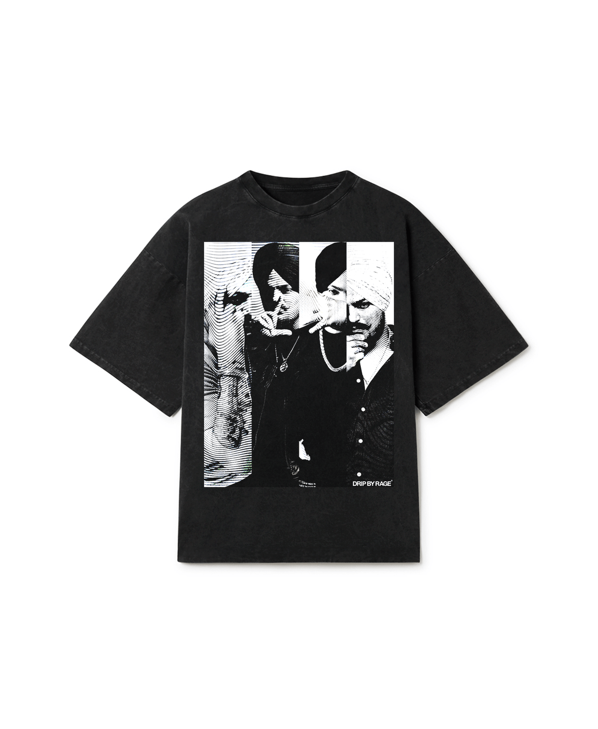 SIGNS OVERSIZED FADED T-SHIRT - Drip by Rage
