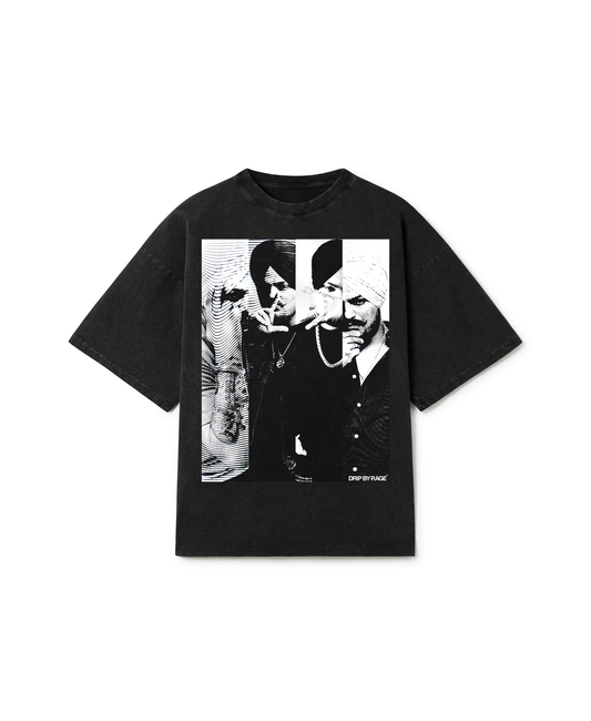 SIGNS OVERSIZED FADED T-SHIRT - Drip by Rage