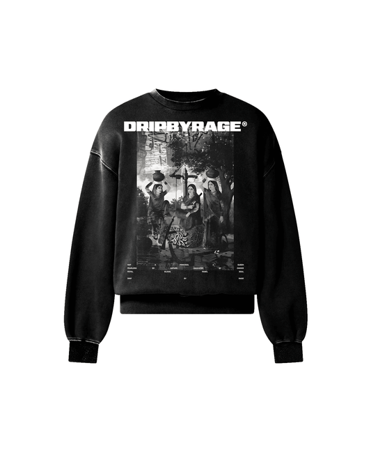 SISTERS OF SIN FADED SWEATSHIRT - Drip by Rage