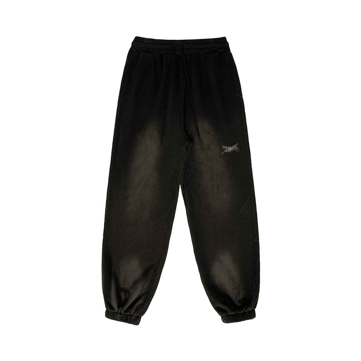 SMOKY BLACK FADED OVERSIZED PREMIUM SWEATPANTS - Drip by Rage