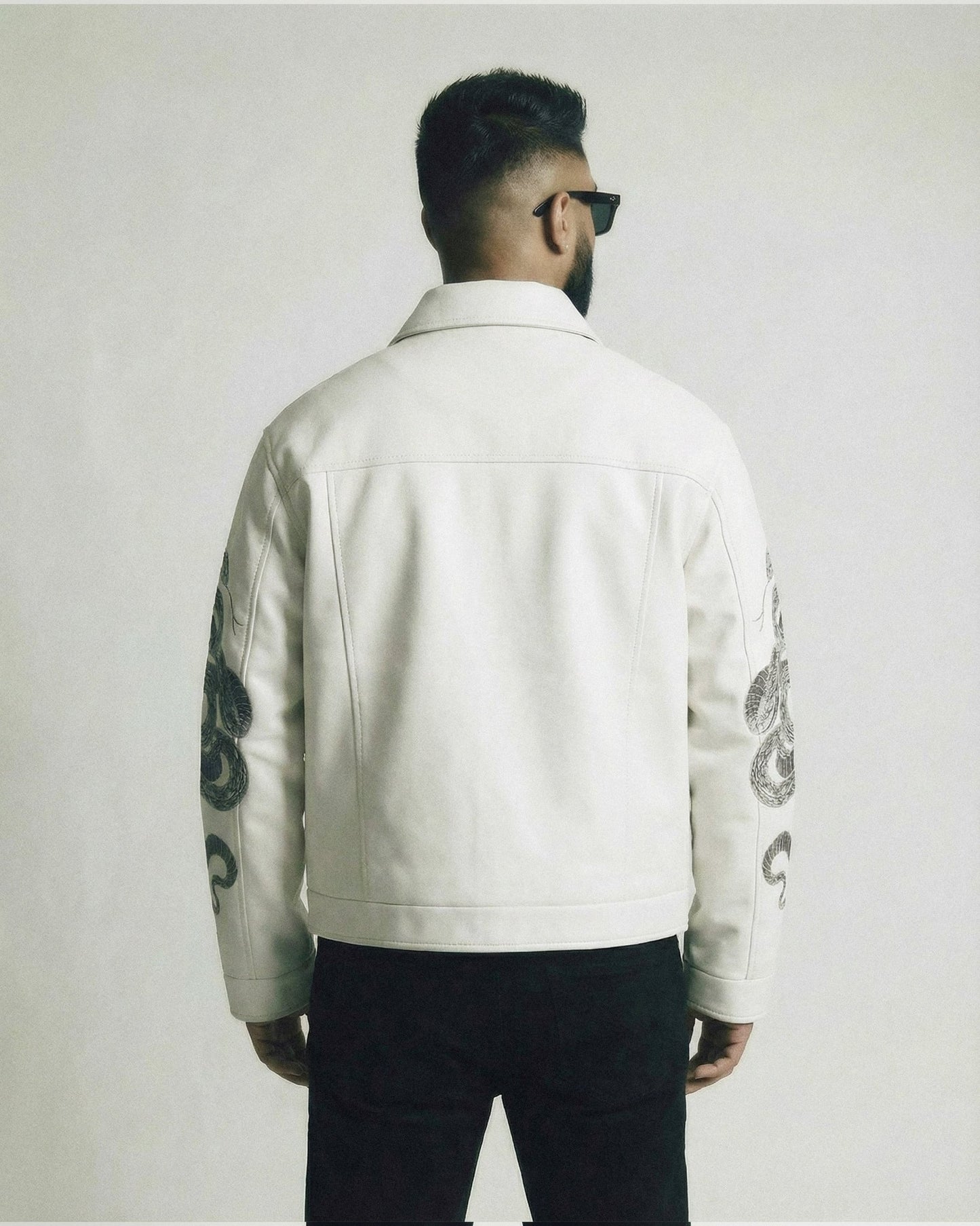 Snake Charmer Leather Jacket - Drip by Rage