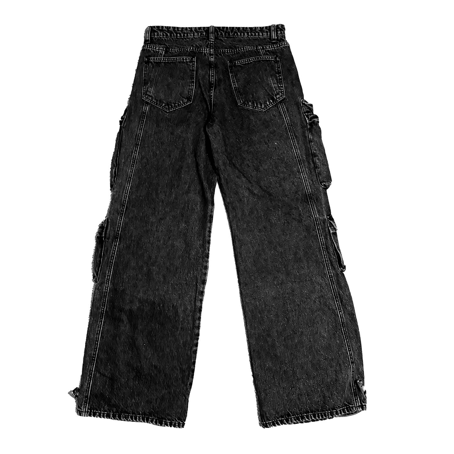 STONE WASHED CARGO DENIM - Drip by Rage