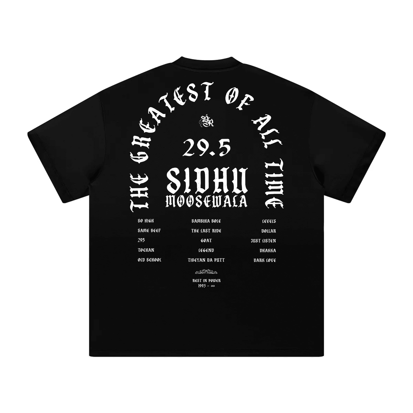 THE GOAT OVERSIZED T-SHIRT BLACK - Drip by Rage