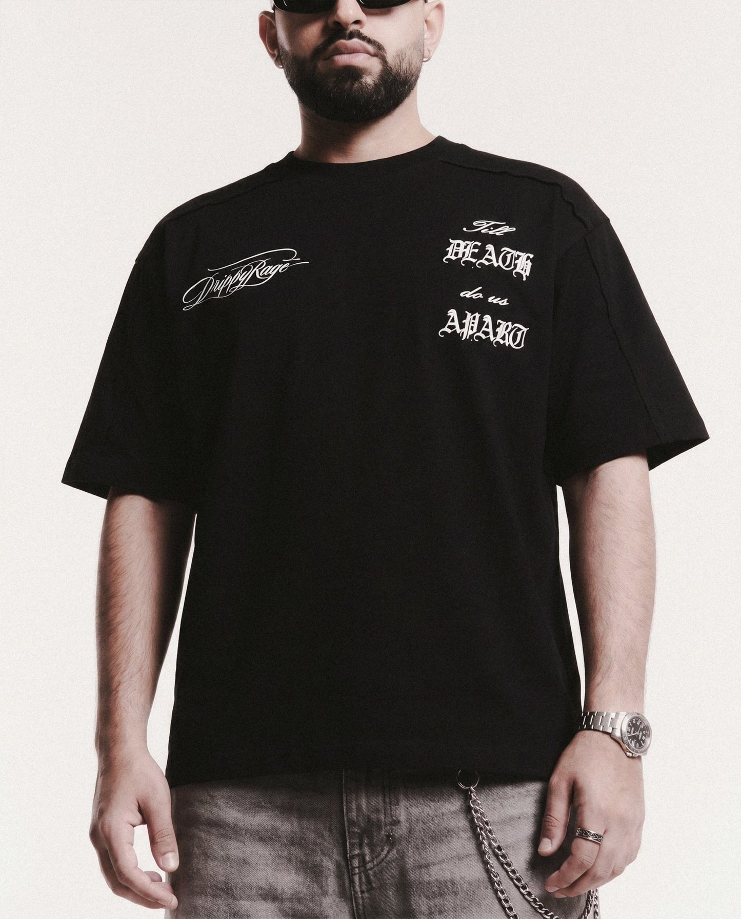 TILL DEATH SEAMS T-SHIRT - Drip by Rage
