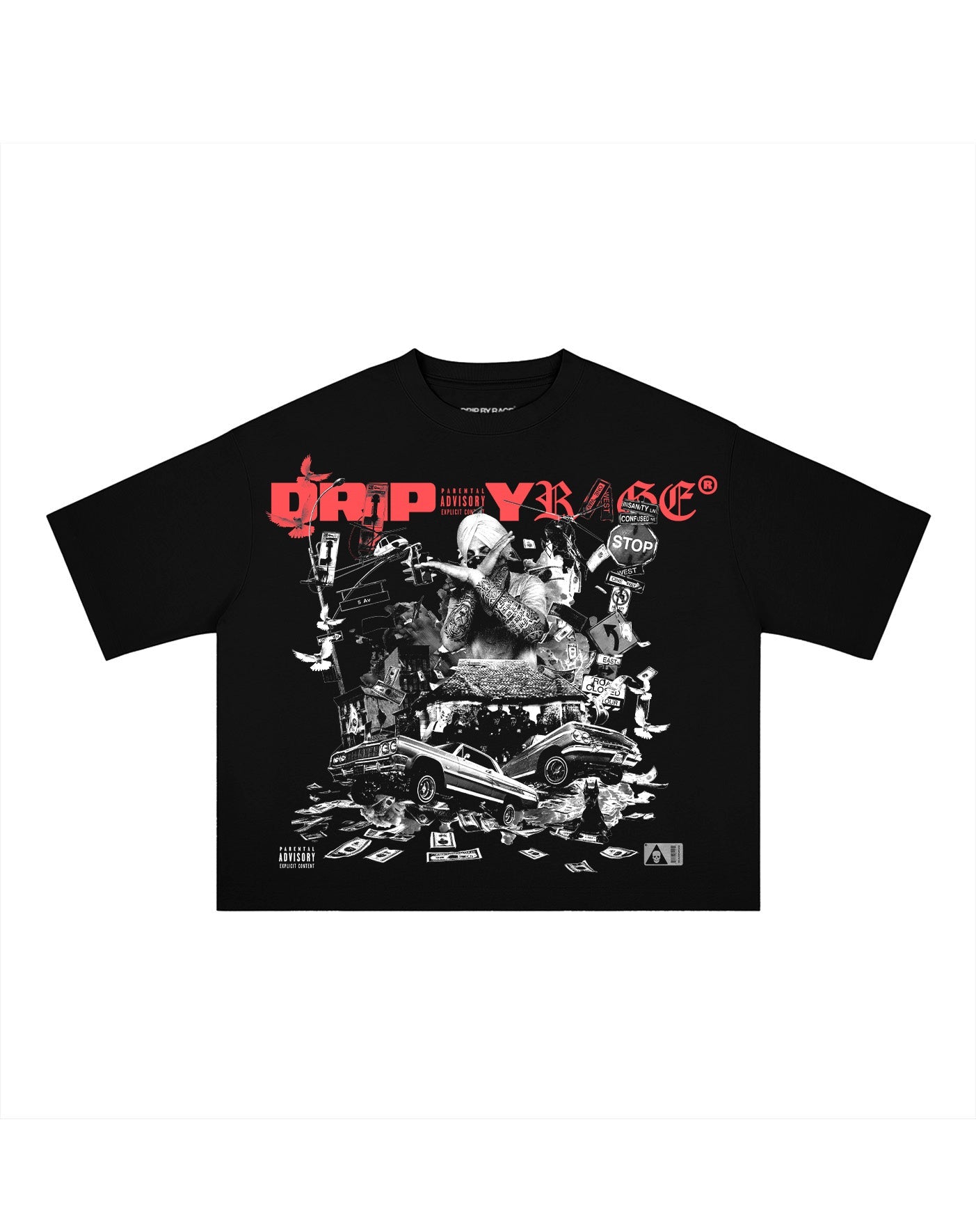 TRAP FOREVER BOXY T-SHIRT - Drip by Rage