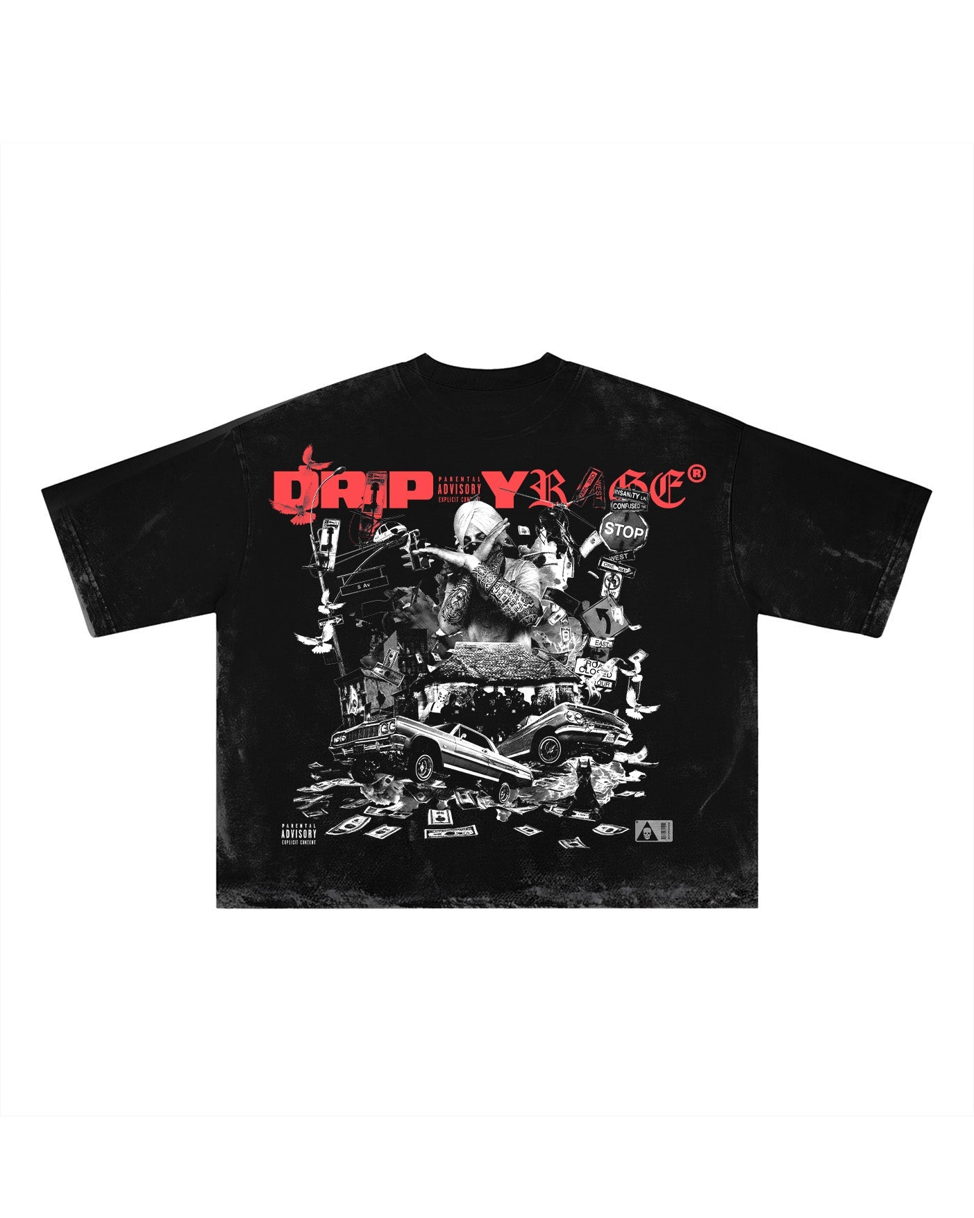 TRAP FOREVER FADED T-SHIRT - Drip by Rage