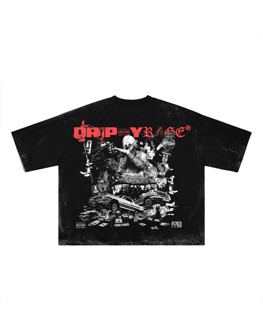 TRAP FOREVER FADED T-SHIRT - Drip by Rage