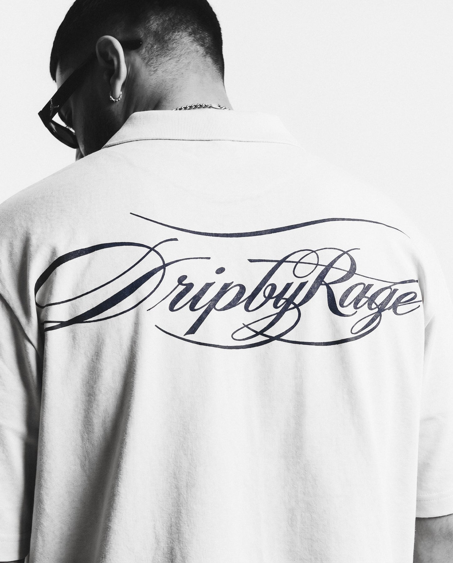 TRUTH COLLAR OVERSIZED POLO T-SHIRT - Drip by Rage