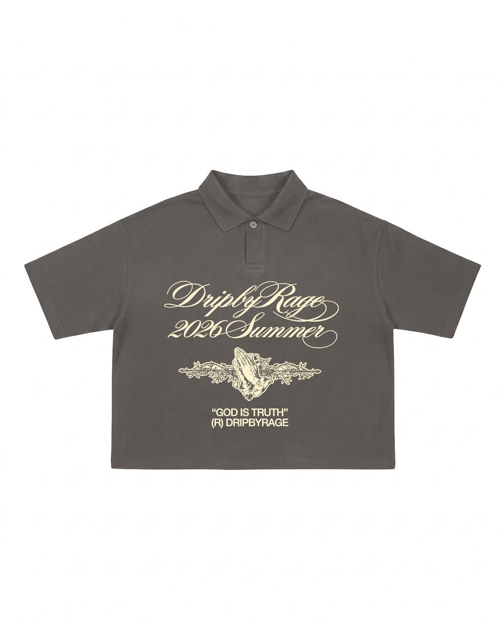 TRUTH OVERSIZED POLO T-SHIRT - Drip by Rage