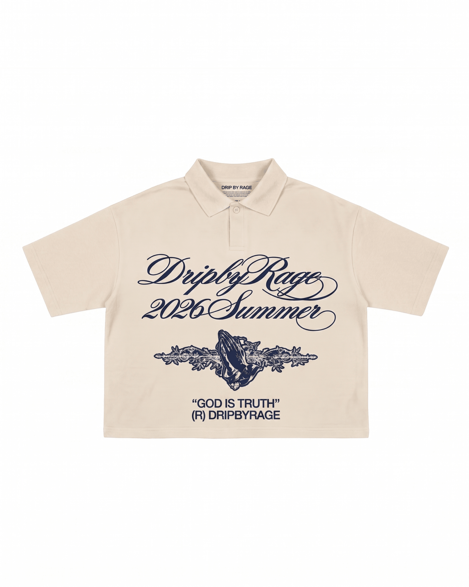 TRUTH OVERSIZED POLO T-SHIRT - Drip by Rage