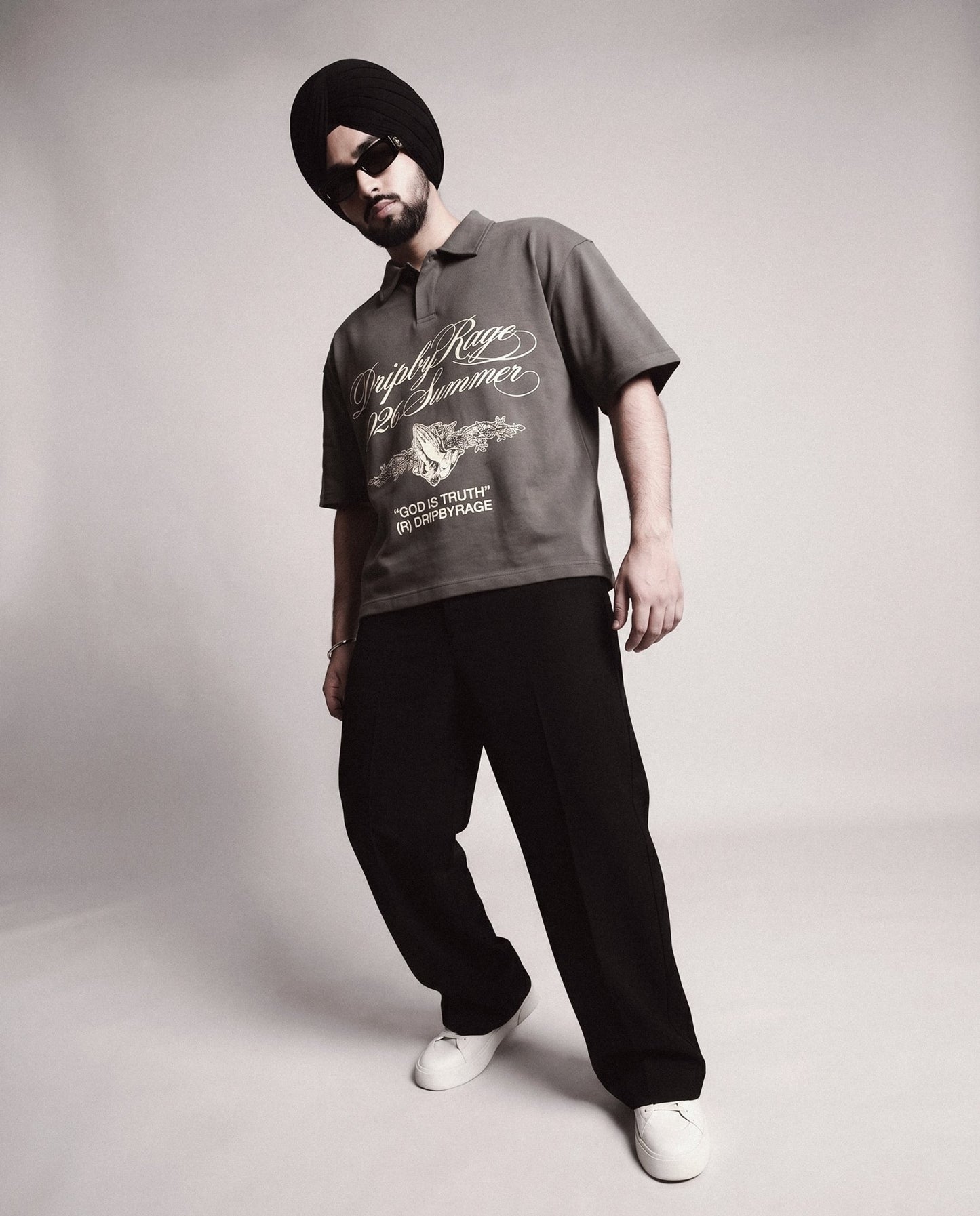 TRUTH OVERSIZED POLO T-SHIRT - Drip by Rage