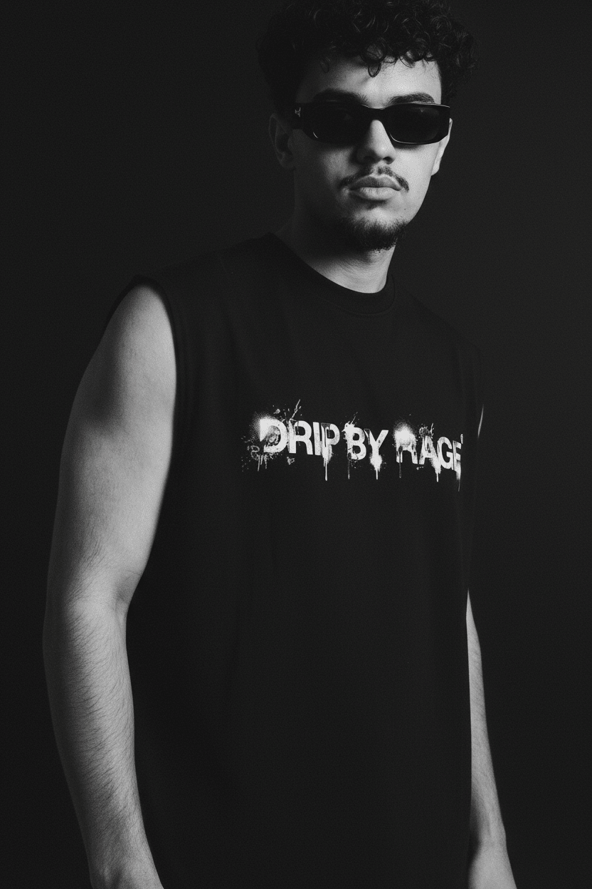 UZI BOXY TANK TOP - Drip by Rage