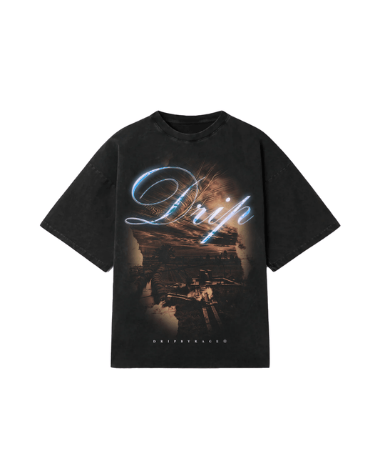 VILLAGE FADED T-SHIRT - Drip by Rage