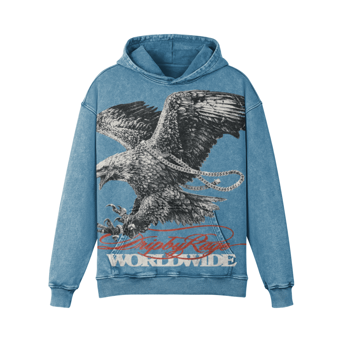 VVS BAAJ OVERSIZED WASHED HOODIE - Drip by Rage