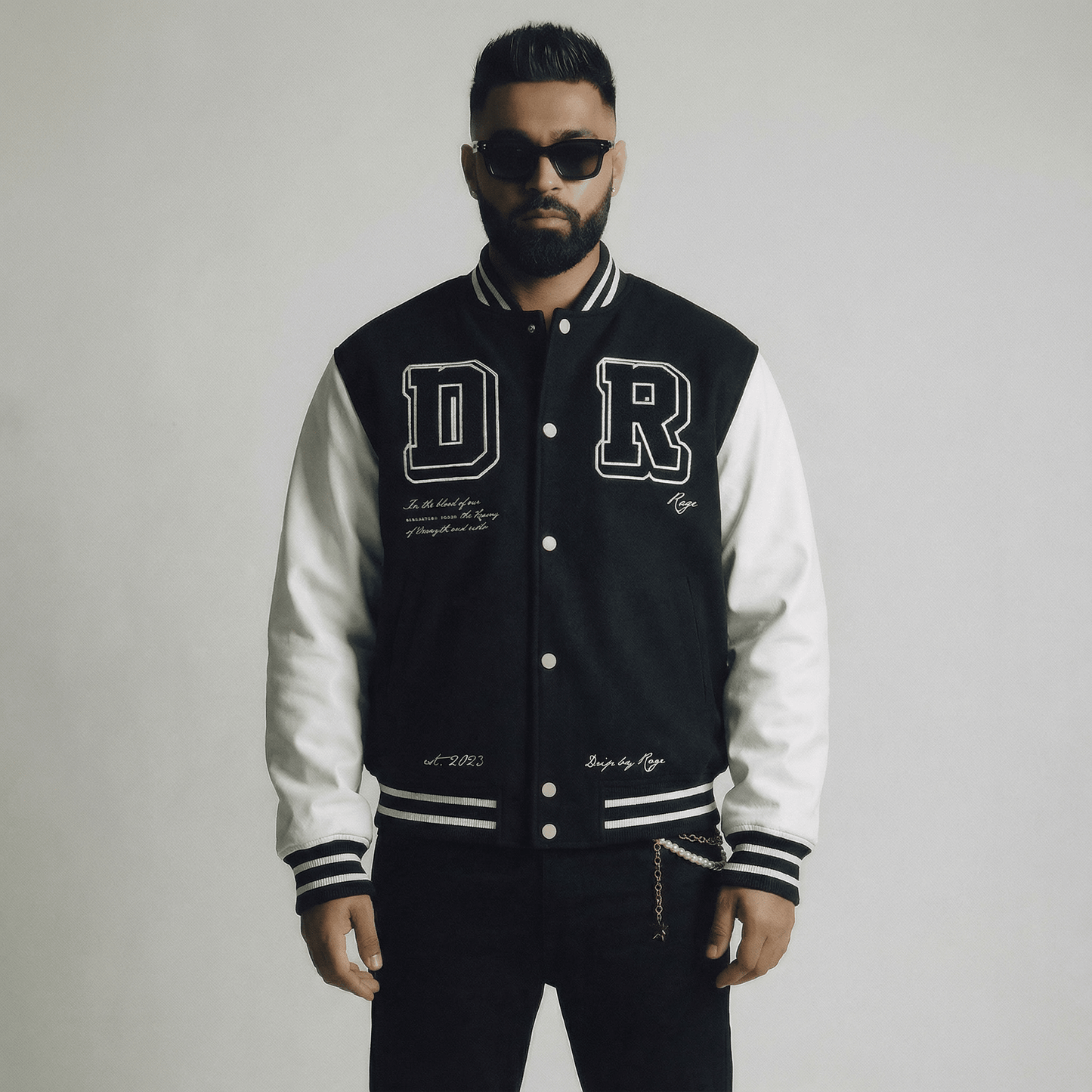 Warrior Blood Varsity Jacket - Drip by Rage