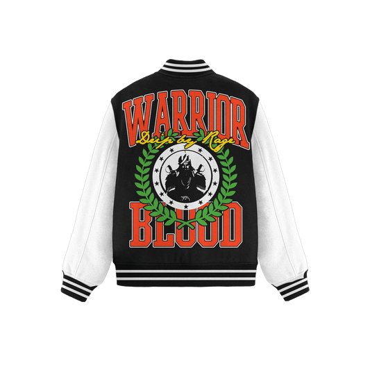 Warrior Blood Varsity Jacket - Drip by Rage