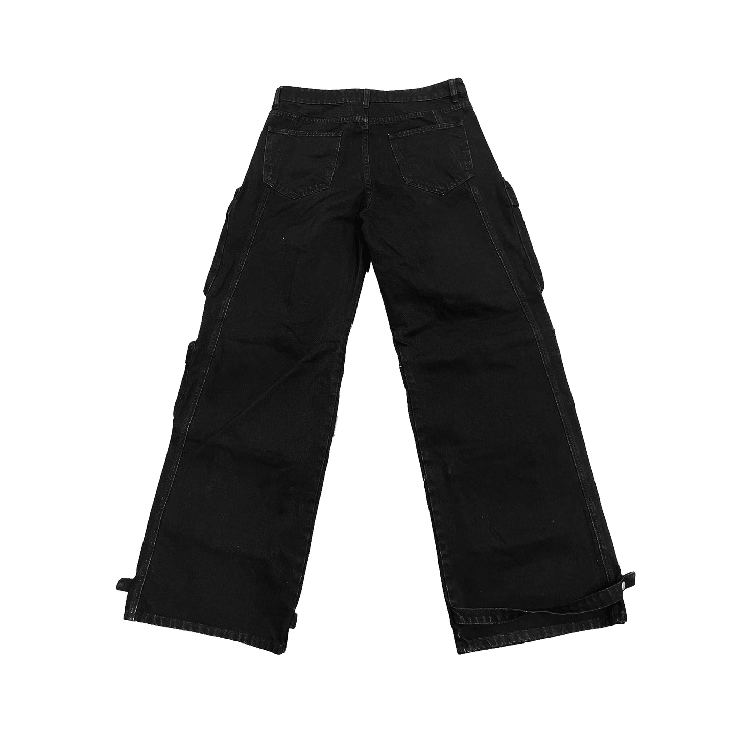 WASHED BLACK CARGO DENIM - Drip by Rage