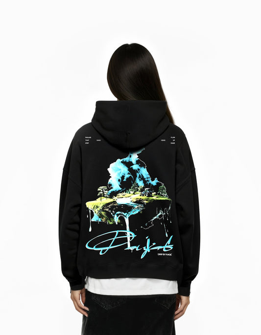 WATER OF PANJAB SUN FADED BOXY HOODIE - Drip by Rage