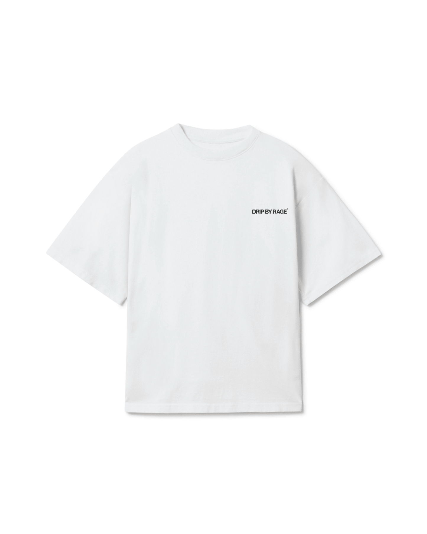 WHITE PREMIUM OVERSIZED T-SHIRT - Drip by Rage