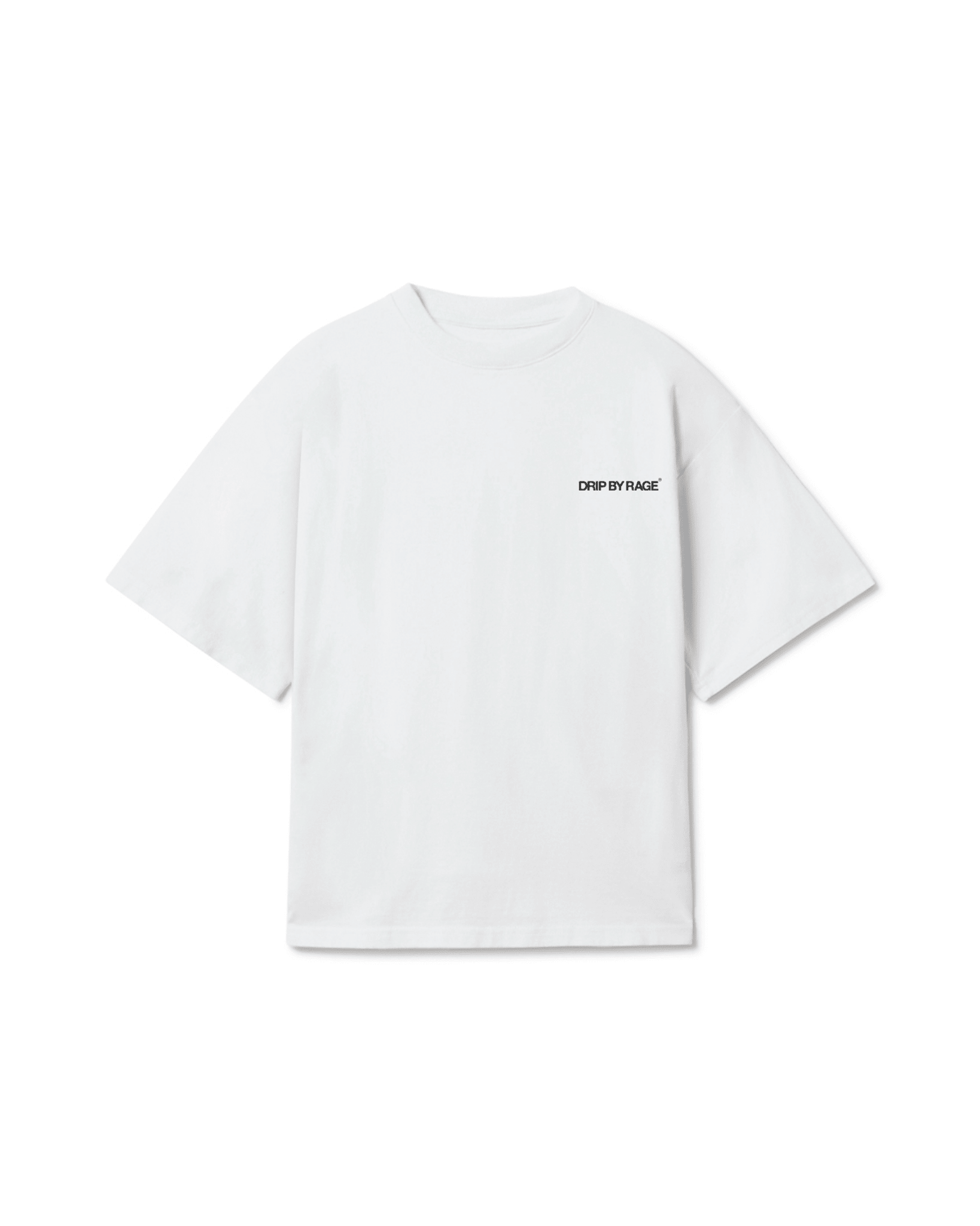 WHITE PREMIUM OVERSIZED T-SHIRT - Drip by Rage