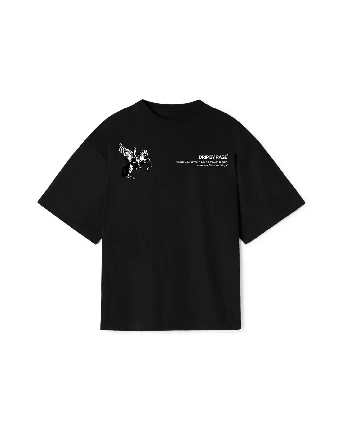 WINGS OF STEEL T-SHIRT - Drip by Rage