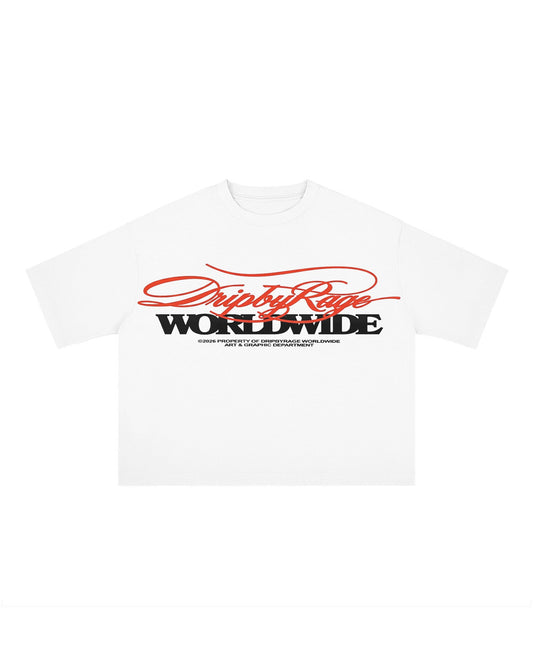 WORLDWIDE BOXY T-SHIRT - Drip by Rage