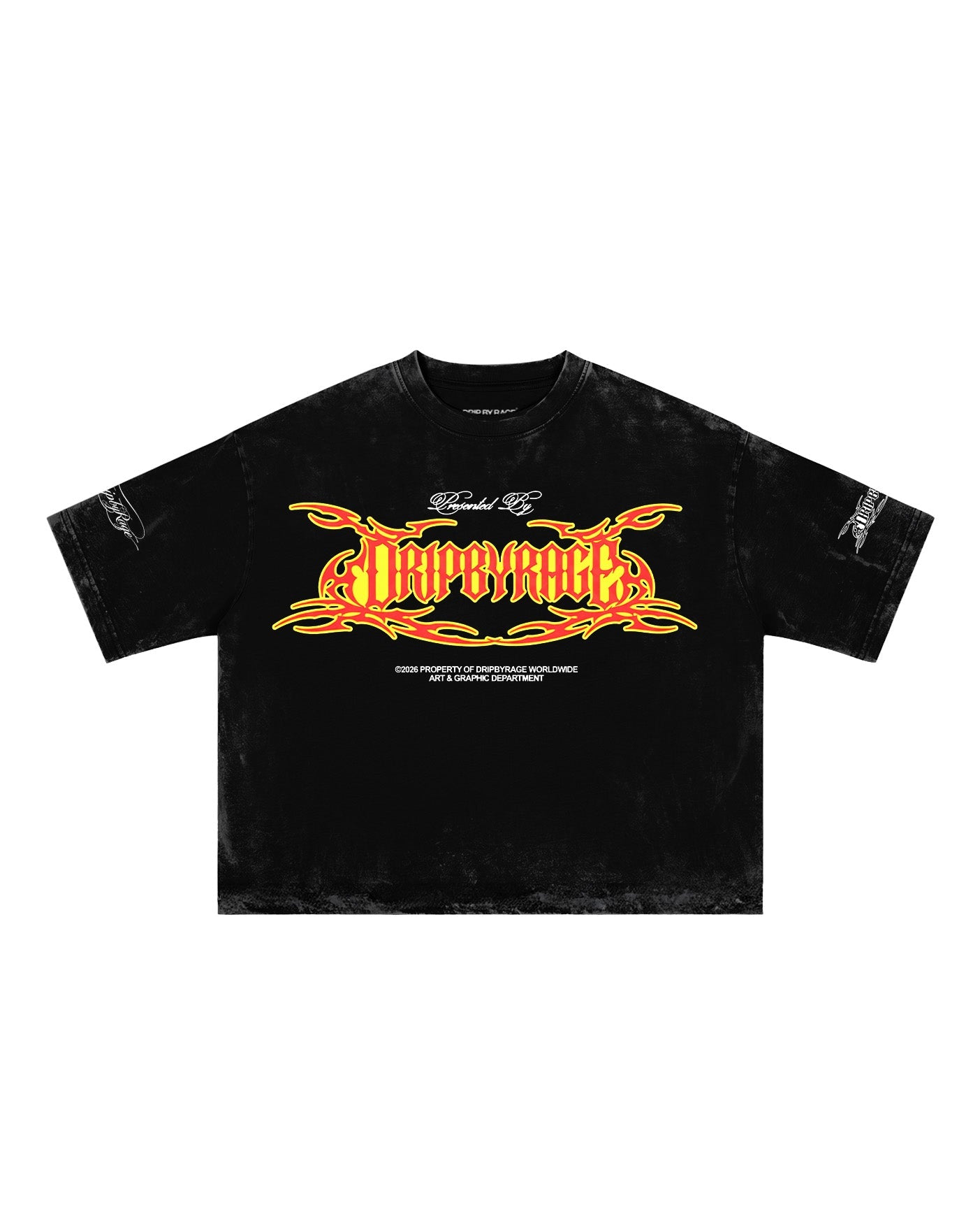 WORLDWIDE FADED T-SHIRT - Drip by Rage