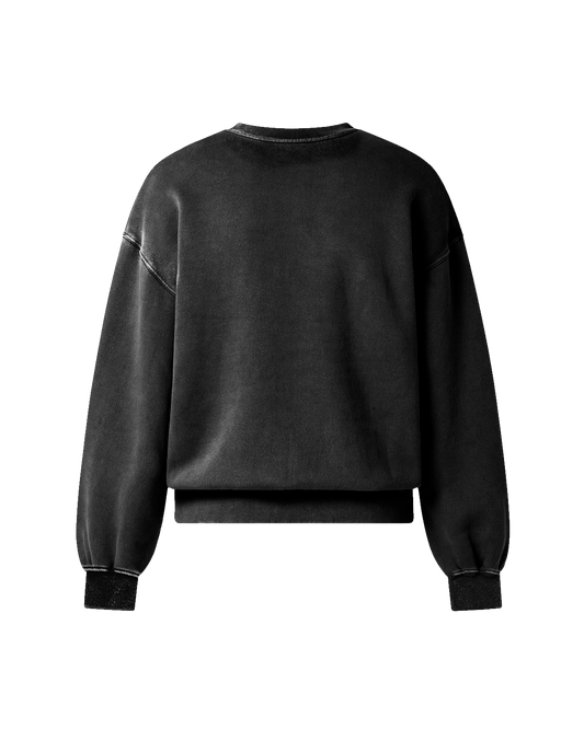 GANGSTER QUEEN OVERSIZED FADED SWEATSHIRT