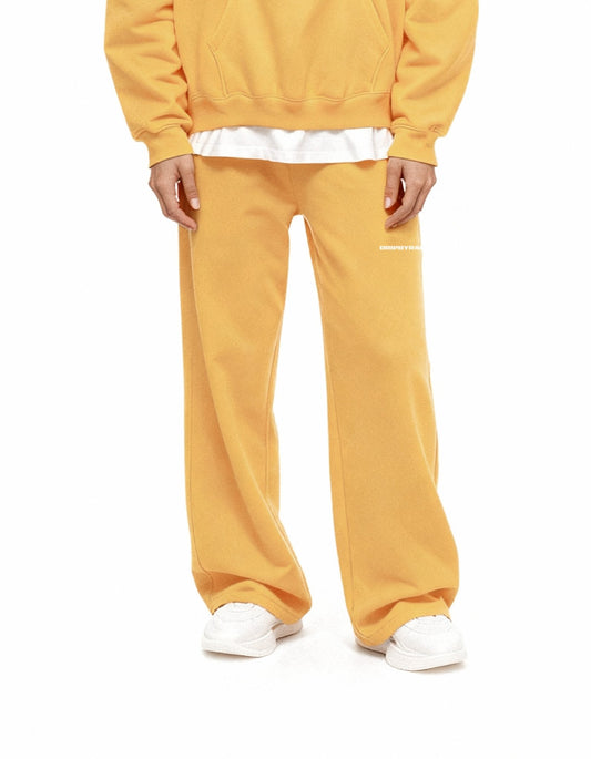 YELLOW RELAXED STRAIGHT SWEATPANTS - Drip by Rage